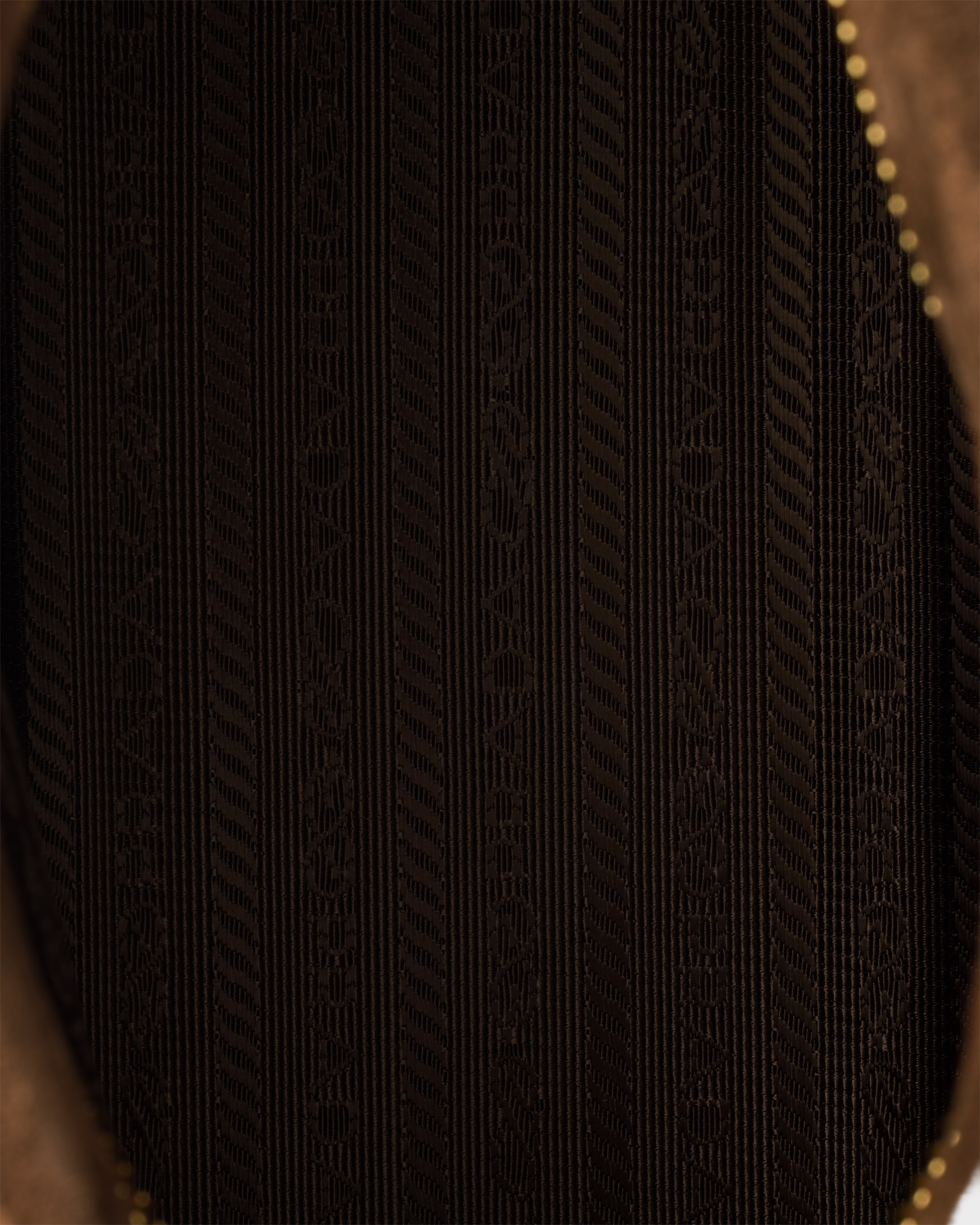 Prada Small Bonnie Suede Shoulder Bag In Brown