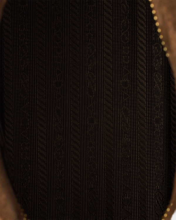 Bolso bandolera Prada Bonnie de ante pequeño Bolso bandolera Prada Bonnie de ante pequeño