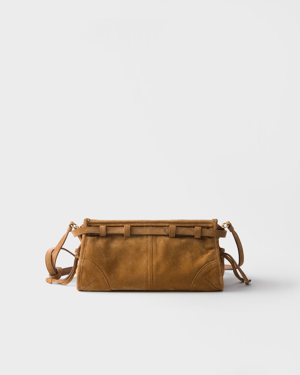 Prada Bonnie small suede shoulder bag Prada Bonnie small suede shoulder bag