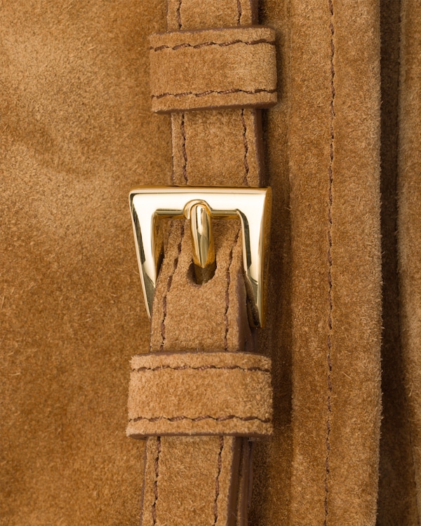 Prada Bonnie small suede shoulder bag Prada Bonnie small suede shoulder bag