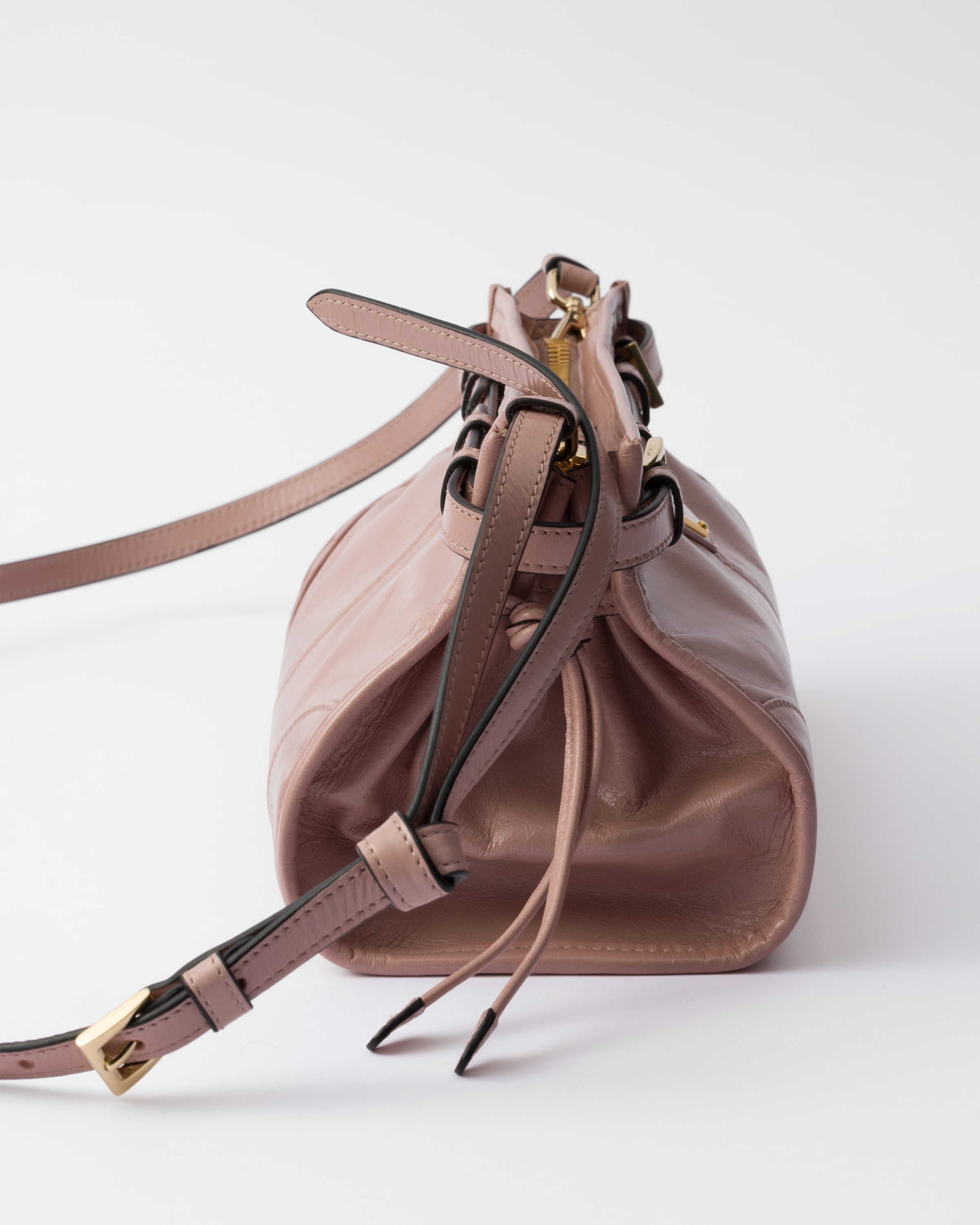 Lily-of-the-Valley Prada Bonnie small leather shoulder bag