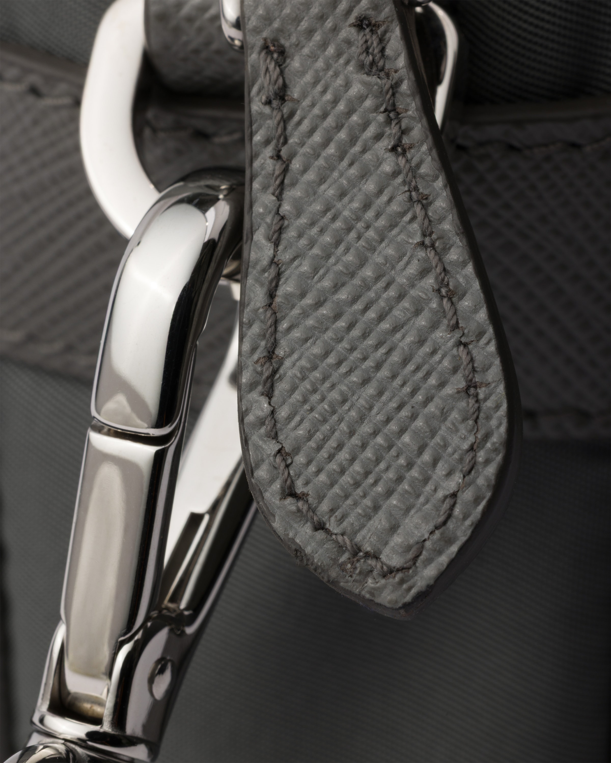 Mercury Gray Re-nylon Mini Shoulder Bag | PRADA - United States