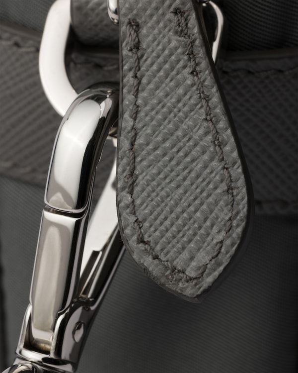 Re-Nylon mini shoulder bag - Mercury Gray Re-Nylon mini shoulder bag - Mercury Gray