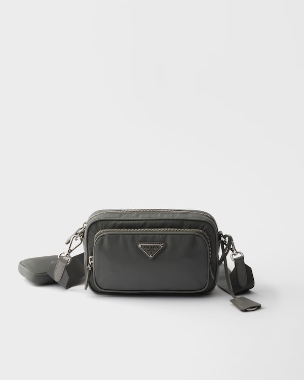 Re-Nylon mini shoulder bag - Mercury Gray Re-Nylon mini shoulder bag - Mercury Gray