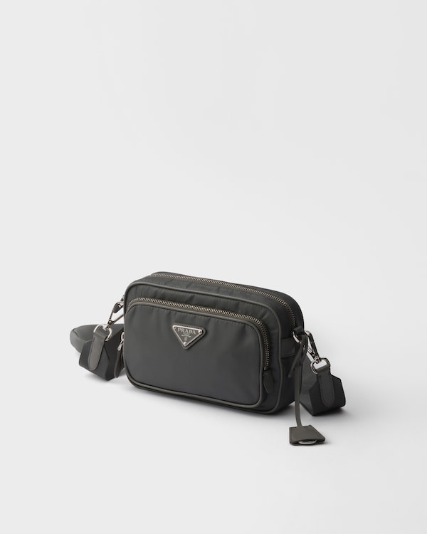 Re-Nylon mini shoulder bag - Mercury Gray Re-Nylon mini shoulder bag - Mercury Gray