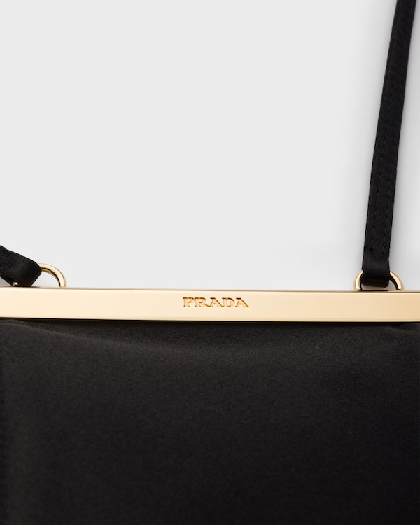 Satin mini-bag - Negro Satin mini-bag - Negro