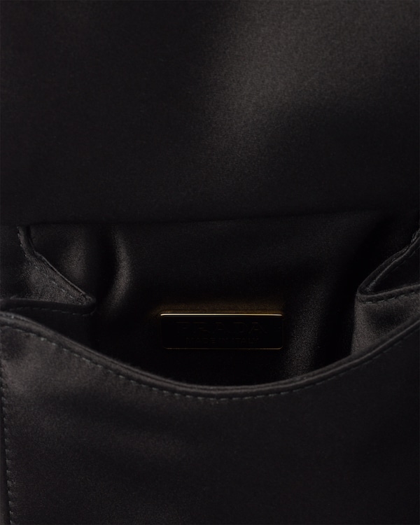 Satin mini-bag - Negro Satin mini-bag - Negro