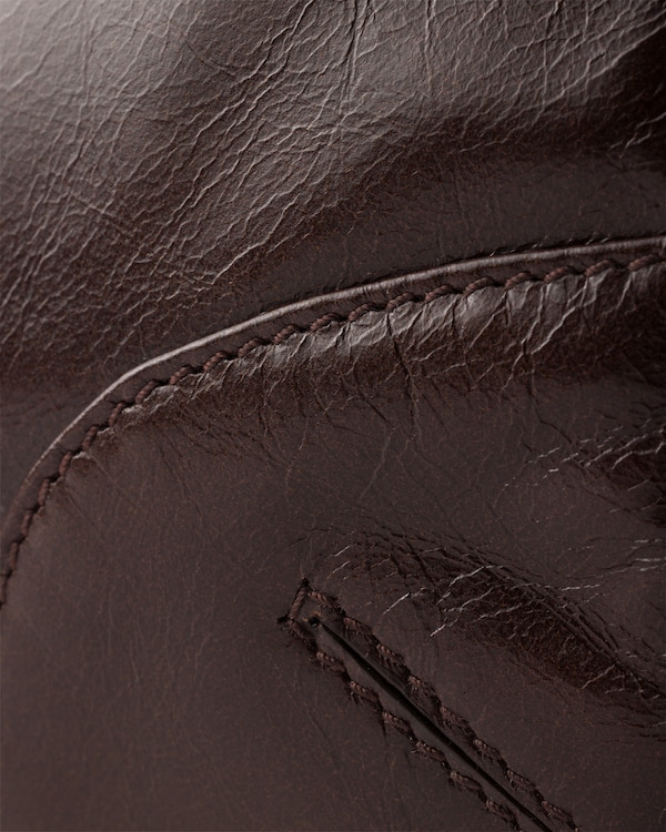 Prada Bonnie leather mini shoulder bag - Dark Brown Prada Bonnie leather mini shoulder bag - Dark Brown