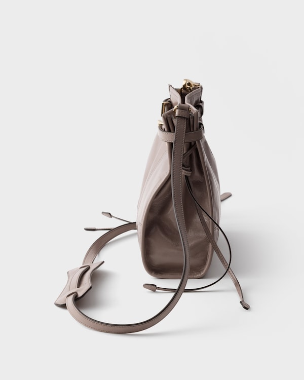 Prada Bonnie皮革迷你掛肩袋 - 青灰色 Prada Bonnie皮革迷你掛肩袋 - 青灰色