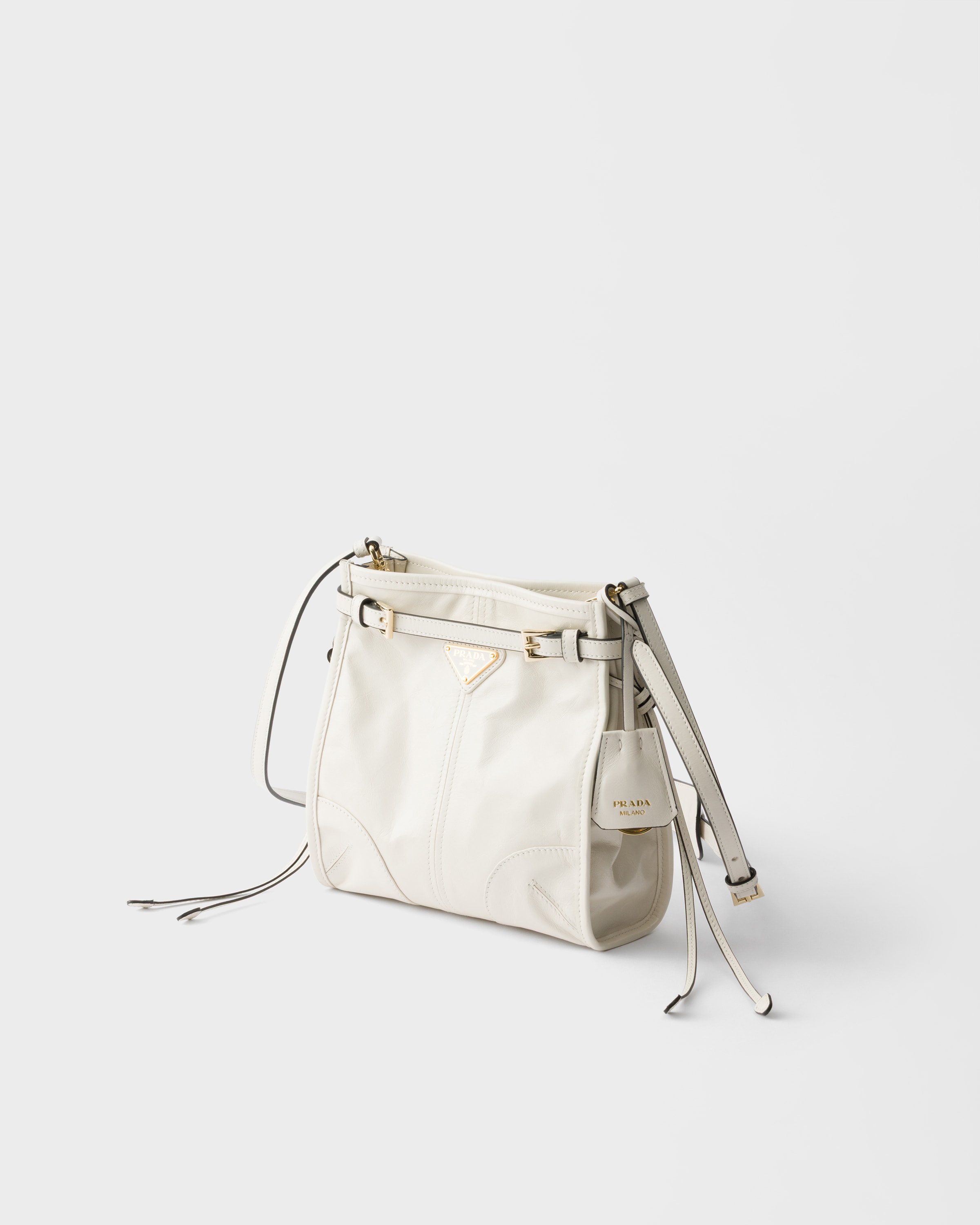ホワイト プラダ ボニー レザー ミニ ショルダーバッグ | PRADA - 日本