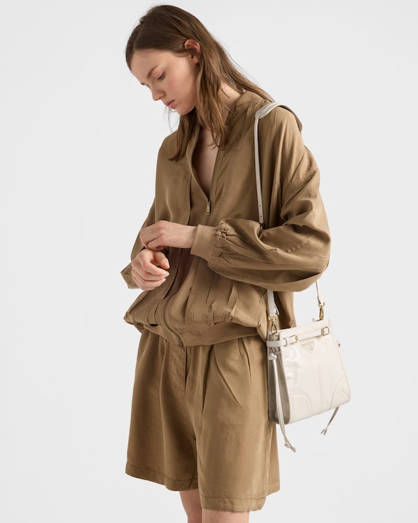 Prada Bonnie leather mini shoulder bag - White Prada Bonnie leather mini shoulder bag - White