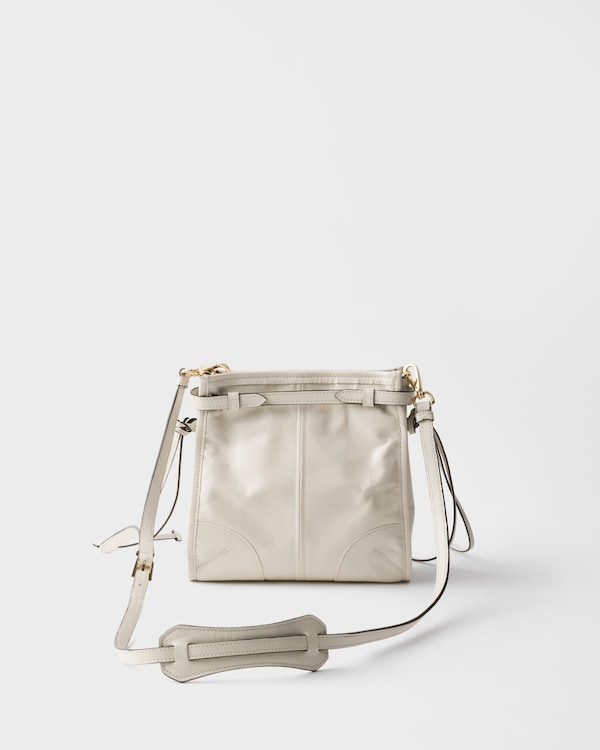 Prada Bonnie leather mini shoulder bag - White Prada Bonnie leather mini shoulder bag - White