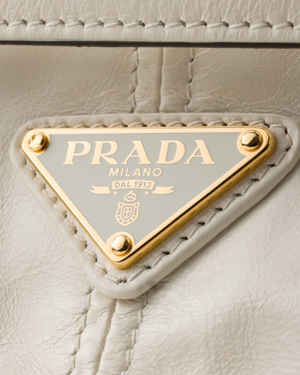 Prada Bonnie leather mini shoulder bag - White Prada Bonnie leather mini shoulder bag - White