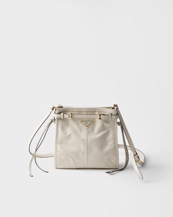 Prada Bonnie leather mini shoulder bag - White Prada Bonnie leather mini shoulder bag - White