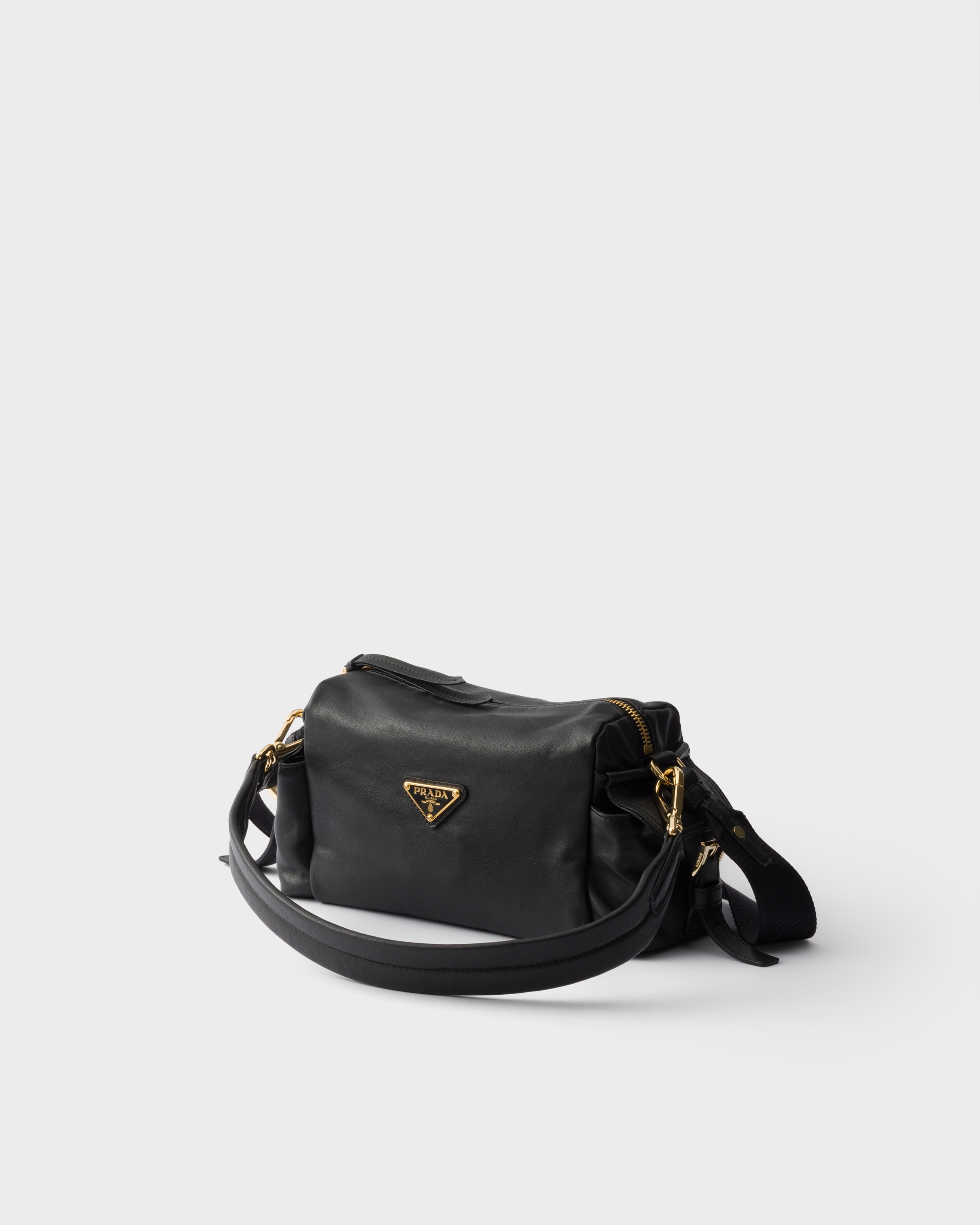Black Prada Explore Small Nappa Leather Bag | PRADA - United States