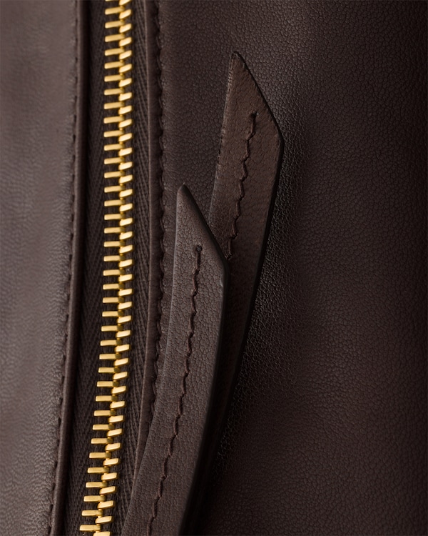 Prada Explore small nappa leather bag - Sienna Prada Explore small nappa leather bag - Sienna
