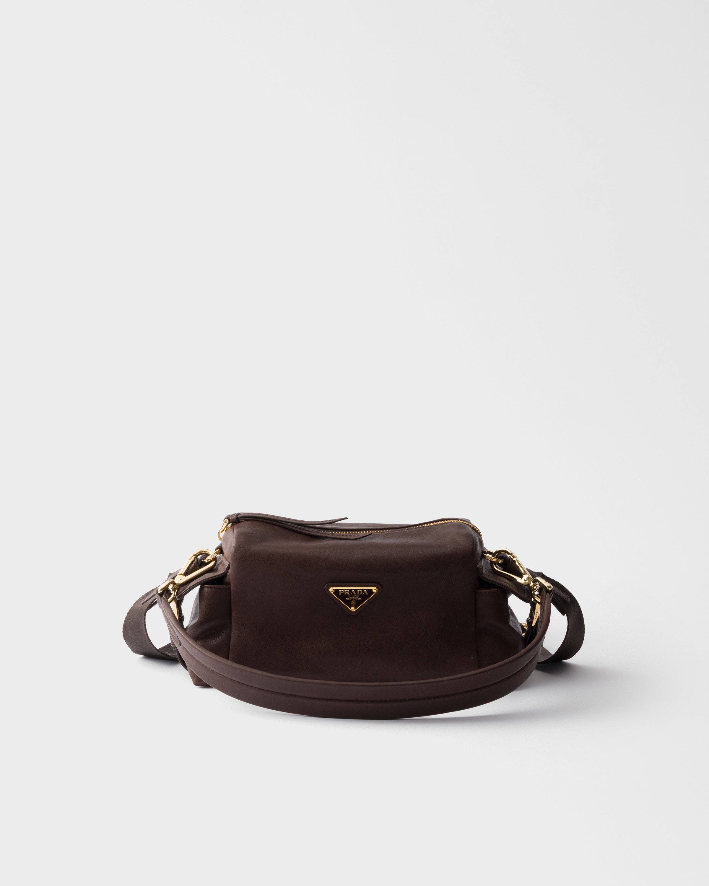 Sienna Prada Explore Small Nappa Leather Bag | PRADA - United States