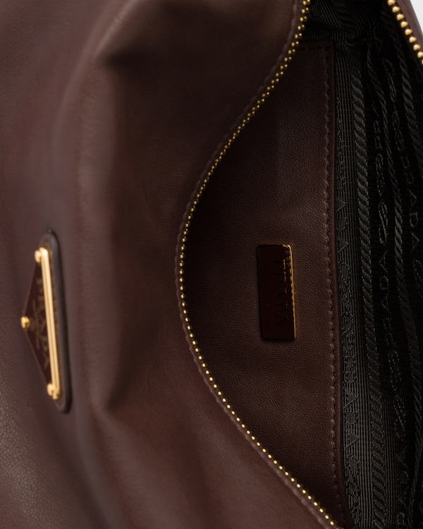 Prada Explore small nappa leather bag - Sienna Prada Explore small nappa leather bag - Sienna