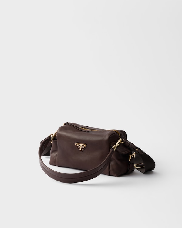 Prada Explore small nappa leather bag - Sienna Prada Explore small nappa leather bag - Sienna