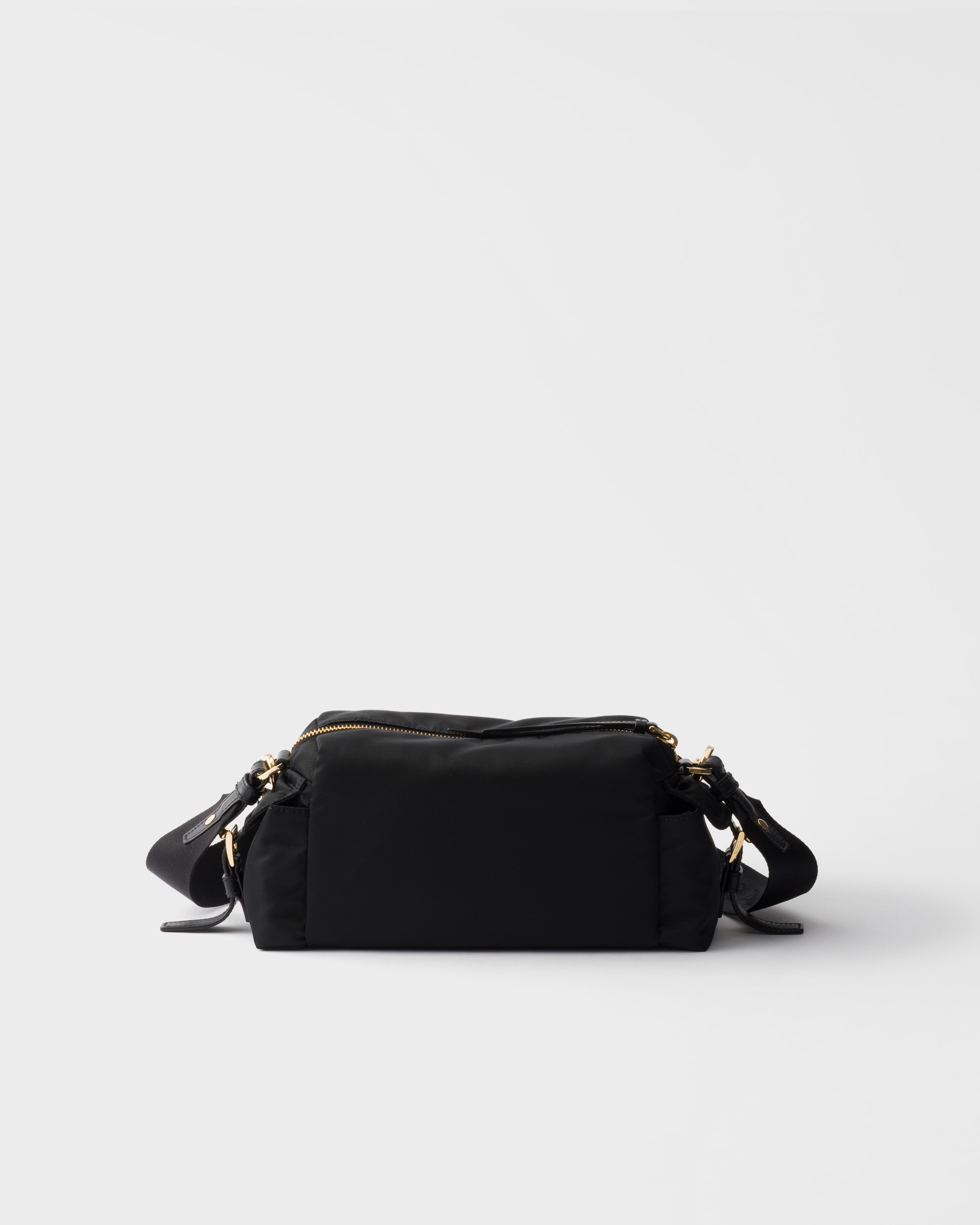 Black Prada Explore Small Re-nylon And Leather Shoulder Bag