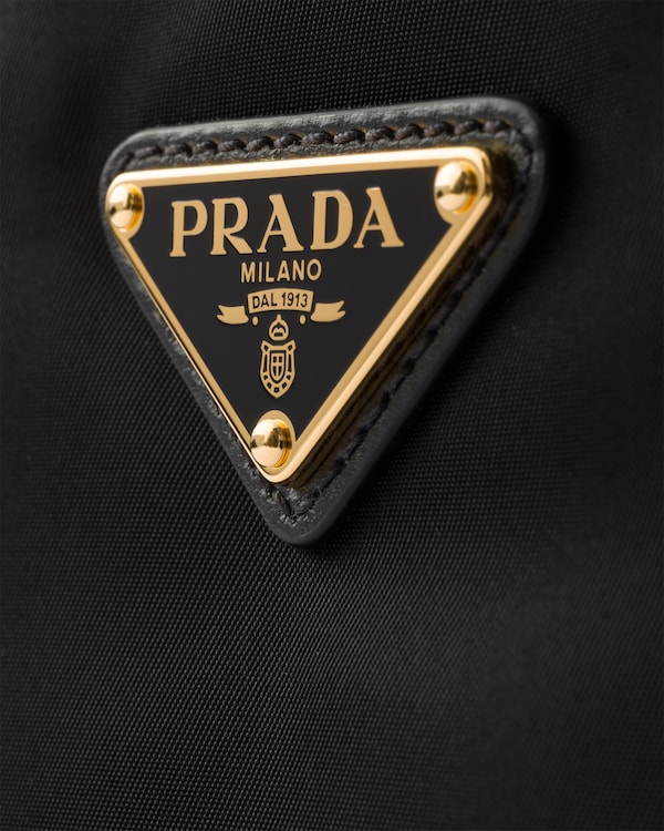 Prada Explore small Re-Nylon and leather shoulder bag - Black Prada Explore small Re-Nylon and leather shoulder bag - Black