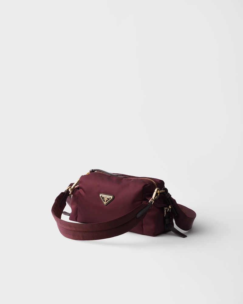 Prada Explore small Re-Nylon and leather shoulder bag