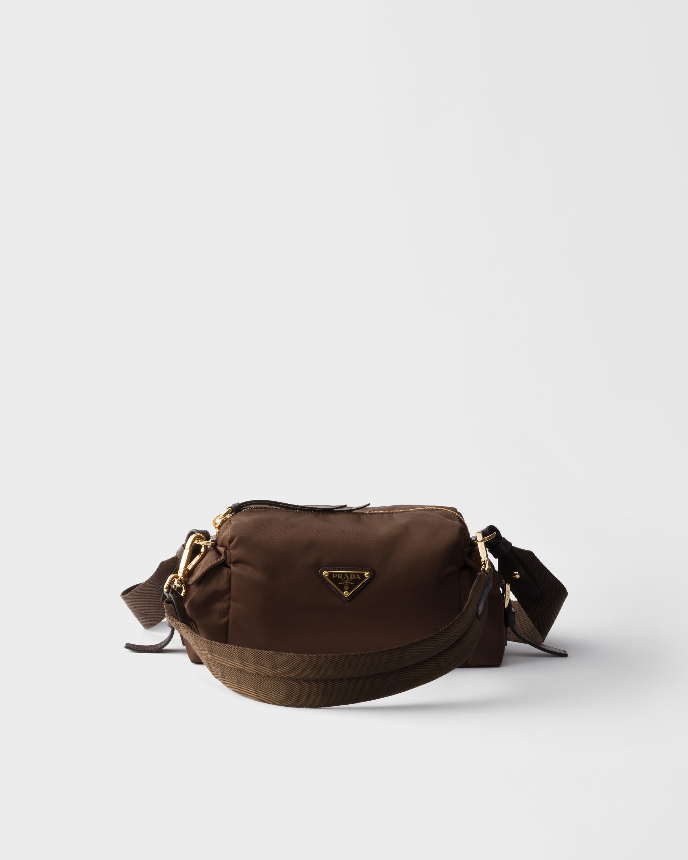 Prada Prada Explore small Re-Nylon and leather shoulder bag