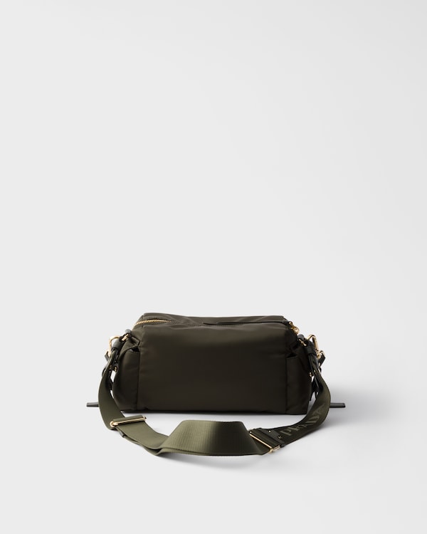 Prada Explore small Re-Nylon and leather shoulder bag - Forest Prada Explore small Re-Nylon and leather shoulder bag - Forest