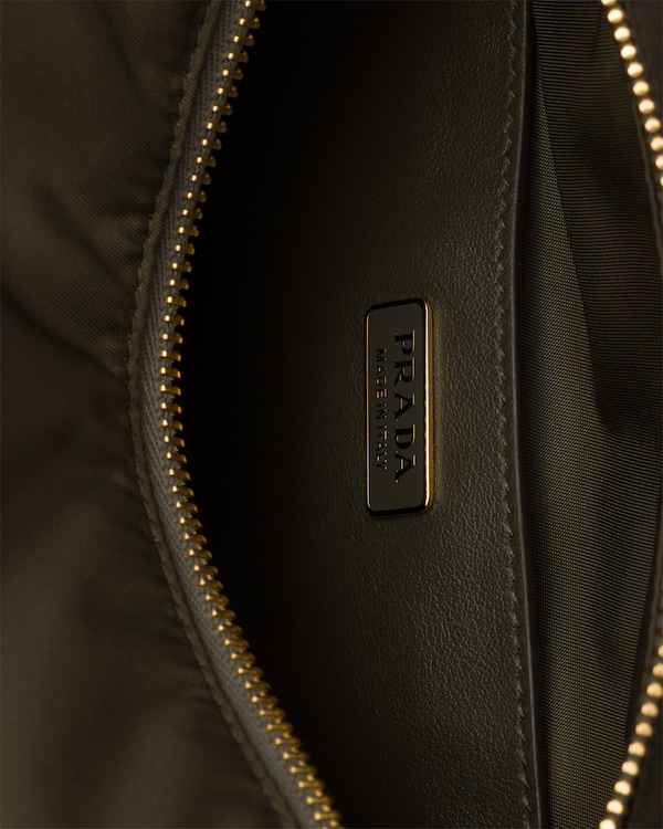 Prada Explore small Re-Nylon and leather shoulder bag - Forest Prada Explore small Re-Nylon and leather shoulder bag - Forest