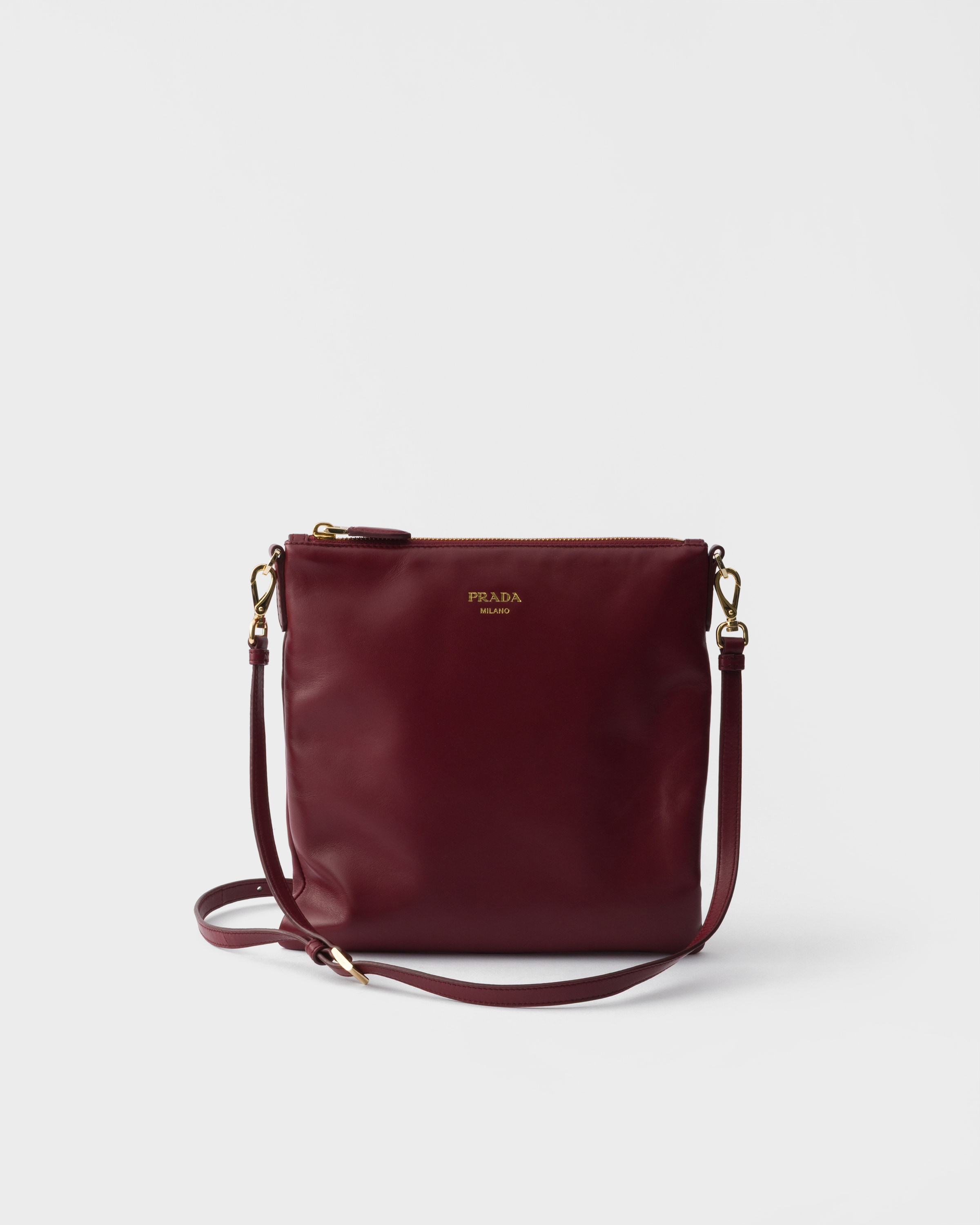 スリーズレッド ナッパレザー ミニ ショルダーバッグ | PRADA - 日本