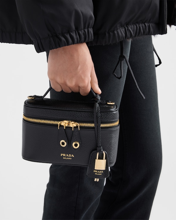 Mini sac en cuir - Noir Mini sac en cuir - Noir