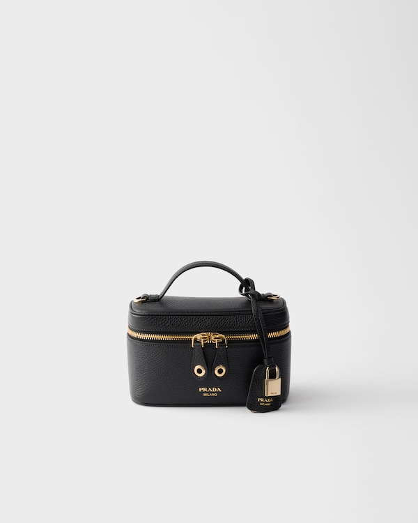 Leather mini-bag - Black Leather mini-bag - Black