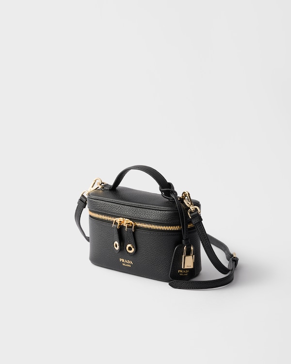 Leather mini-bag - Black Leather mini-bag - Black