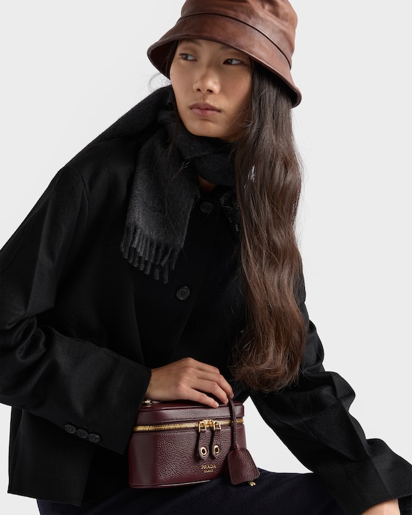 Leather mini-bag - Burgundy Leather mini-bag - Burgundy