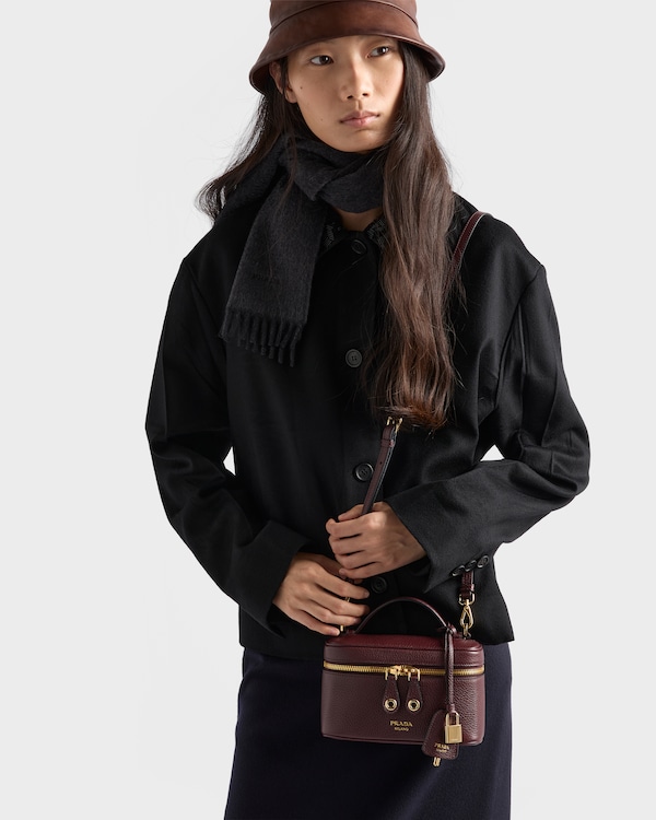 Leather mini-bag - Burgundy Leather mini-bag - Burgundy