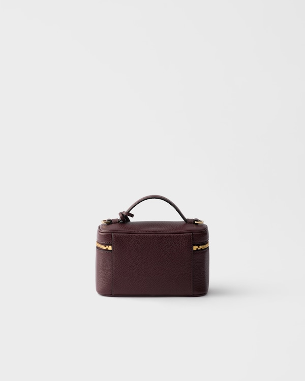 Leather mini-bag - Burgundy Leather mini-bag - Burgundy