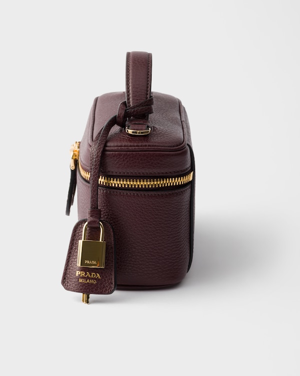 Leather mini-bag - Burgundy Leather mini-bag - Burgundy