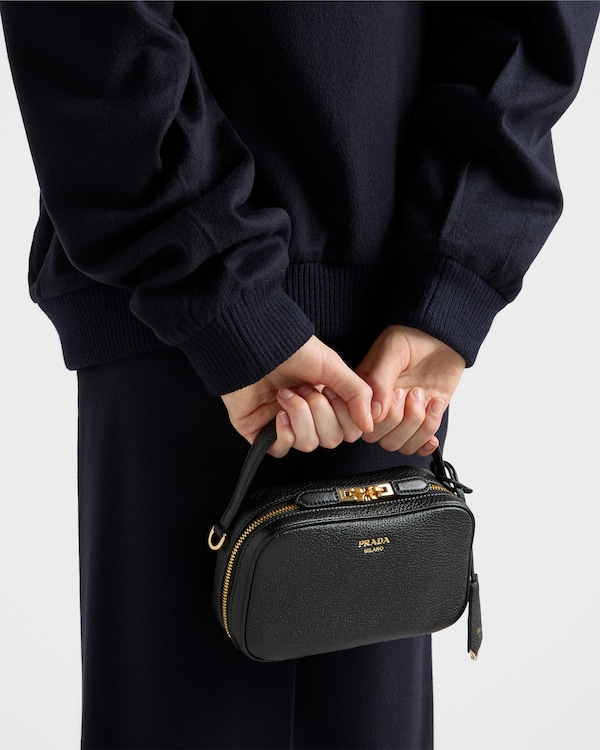 Prada Odette leather mini-bag - Black Prada Odette leather mini-bag - Black