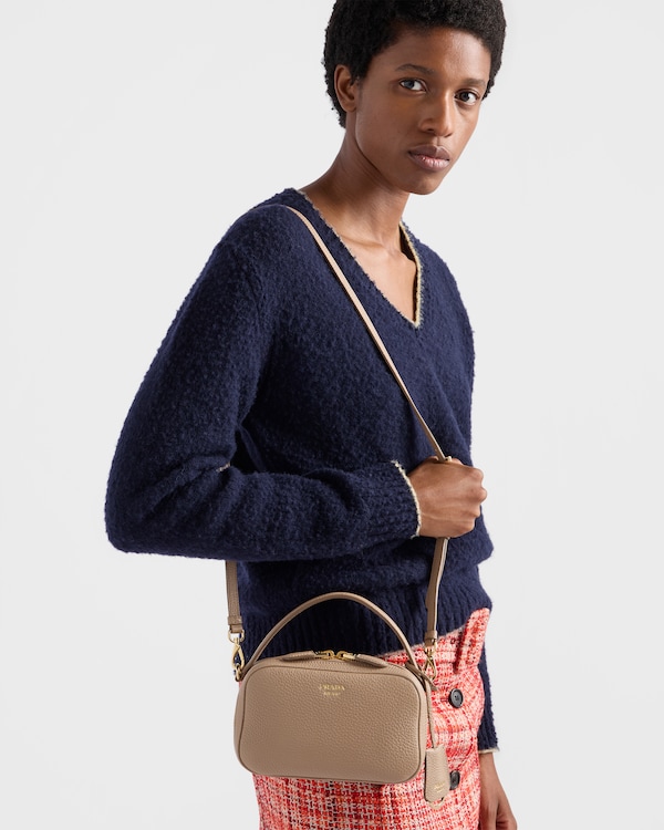 Prada Odette leather mini-bag - Cameo Prada Odette leather mini-bag - Cameo