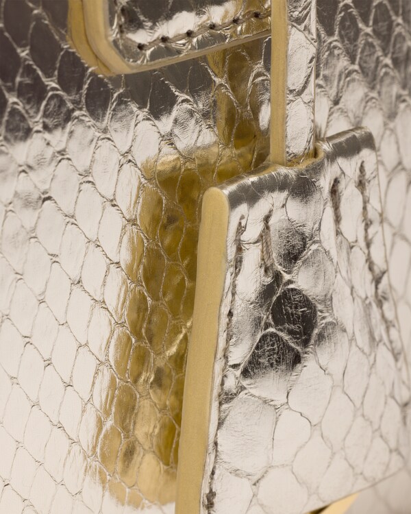 Prada Pyramid python leather mini-bag - Pyrite Prada Pyramid python leather mini-bag - Pyrite