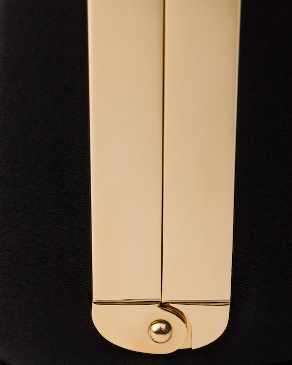 Prada Pyramid satin mini-bag - Black Prada Pyramid satin mini-bag - Black