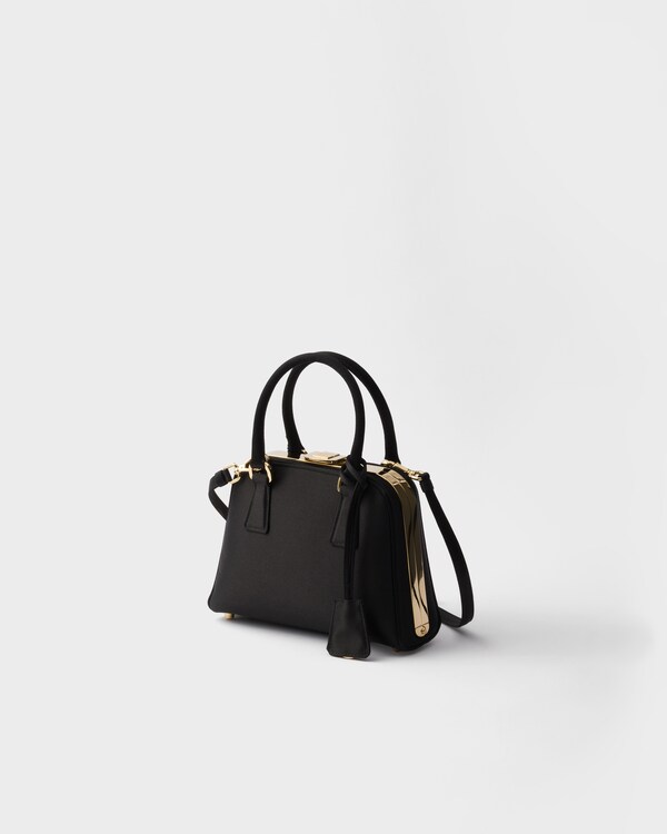 Prada Pyramid satin mini-bag - Black Prada Pyramid satin mini-bag - Black