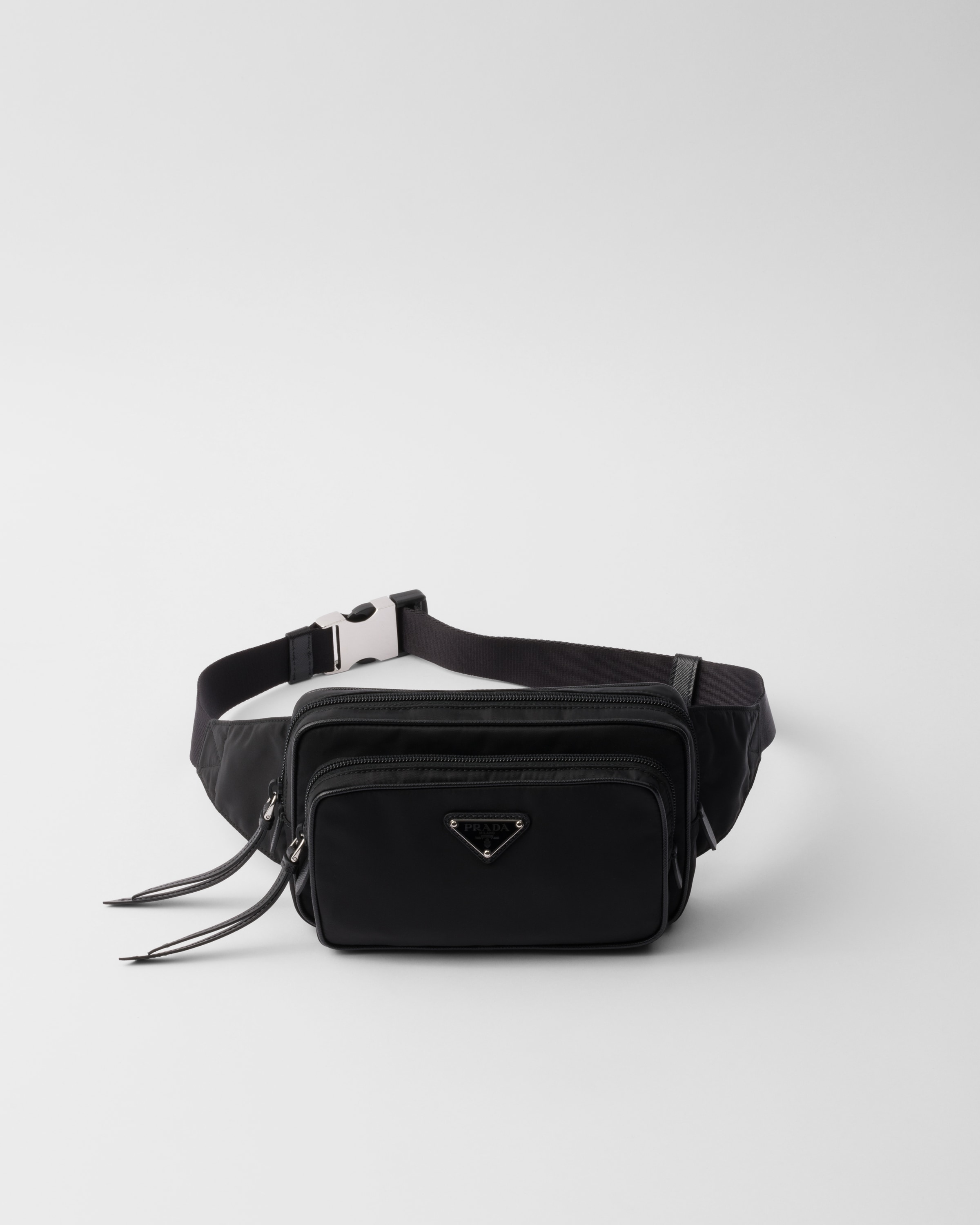 Prada Re-nylon Belt Bag, Woman, Black, Size Z