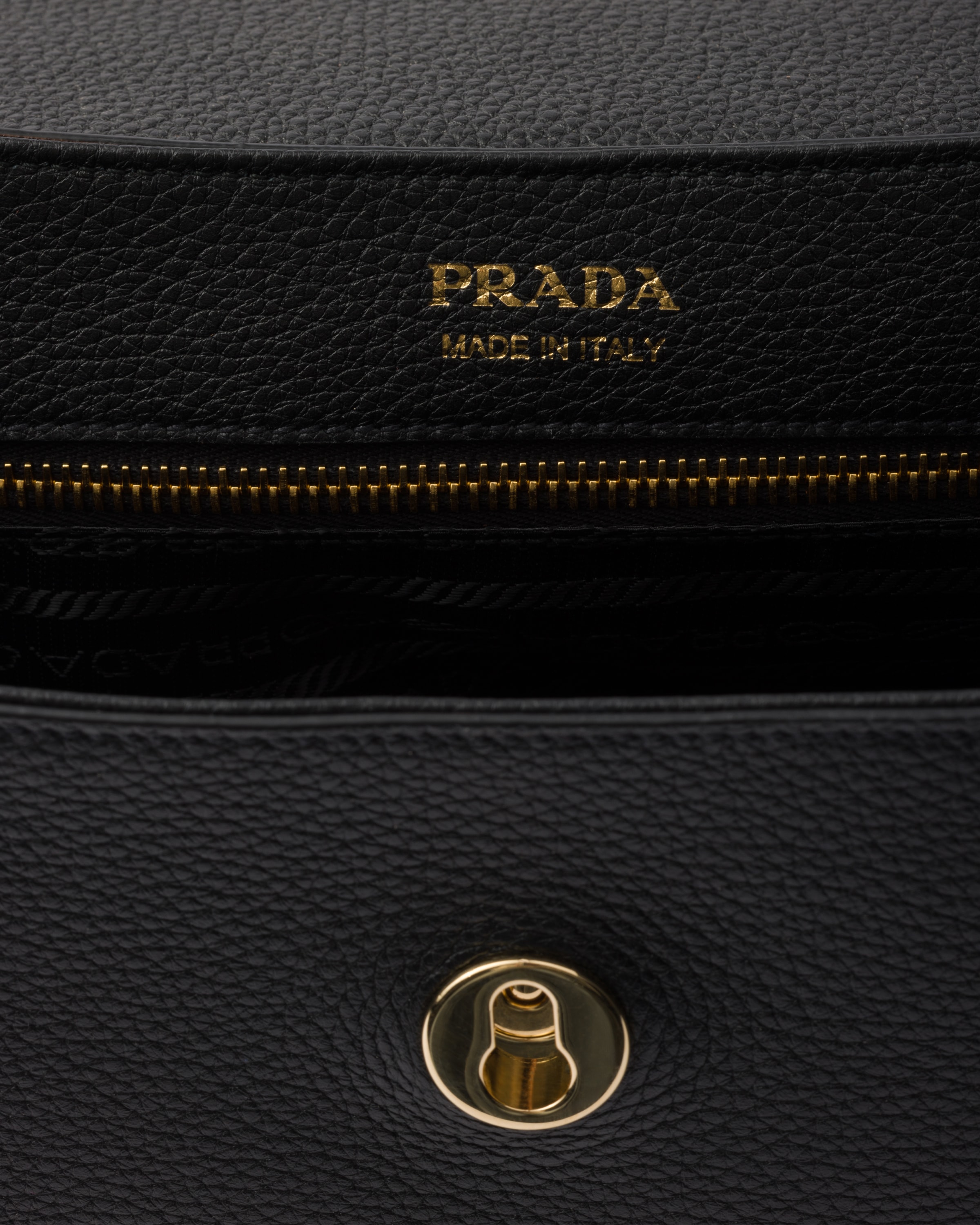 PRADA プラダ スモール レザー ショルダーバッグ 1BN022 Black Small leather shoulder bag | PRADA