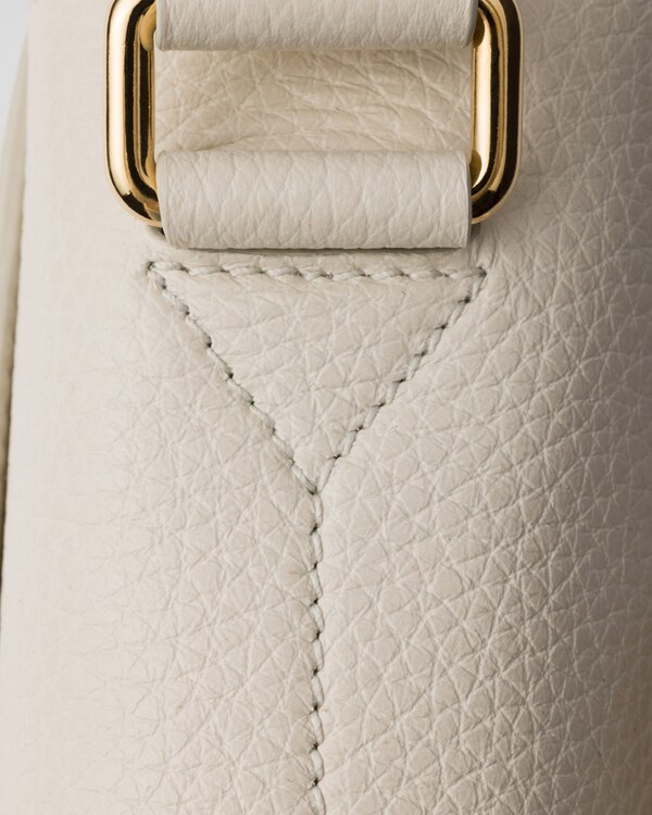 Borsa a spalla small in pelle - Bianco Borsa a spalla small in pelle - Bianco