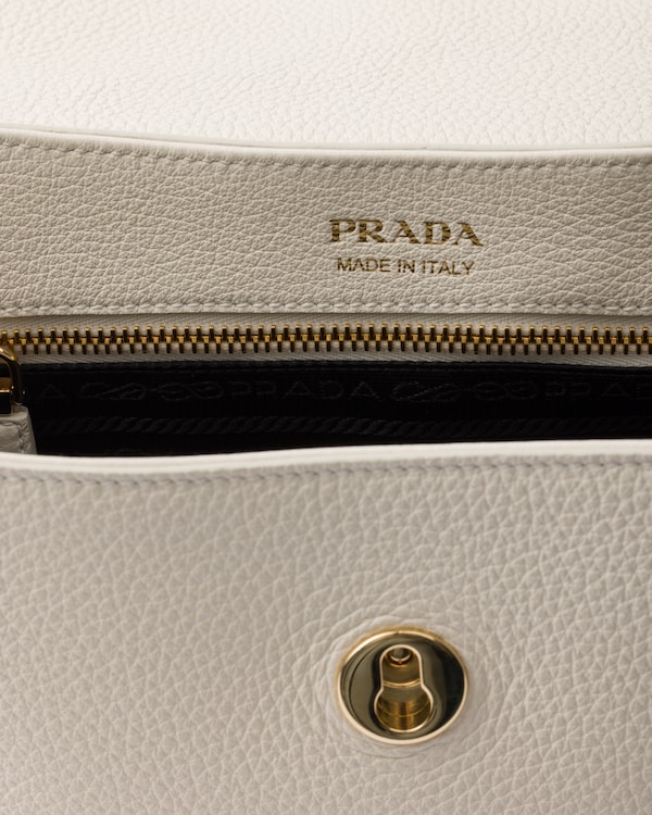 Borsa a spalla small in pelle - Bianco Borsa a spalla small in pelle - Bianco