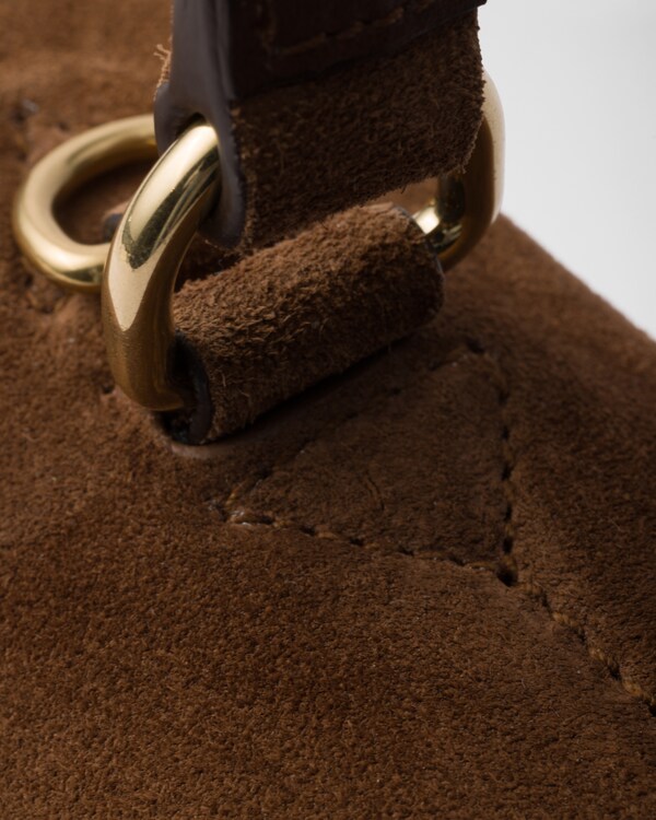 Prada Soft Sound medium suede shoulder bag Prada Soft Sound medium suede shoulder bag