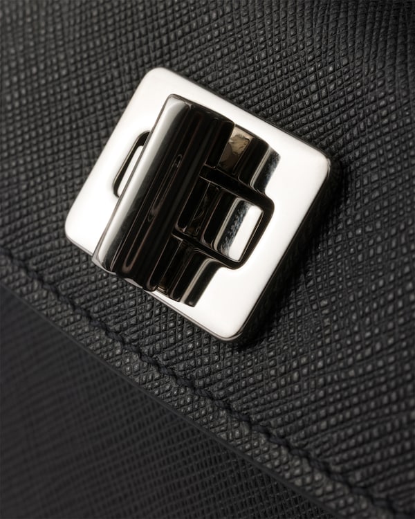 Prada Avoir mini handbag in Saffiano leather - Black Prada Avoir mini handbag in Saffiano leather - Black
