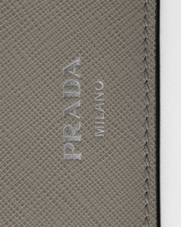Borsa a mano Prada Avoir mini in Saffiano - Argilla Borsa a mano Prada Avoir mini in Saffiano - Argilla