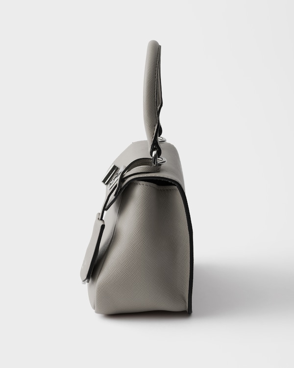 Borsa a mano Prada Avoir mini in Saffiano - Argilla Borsa a mano Prada Avoir mini in Saffiano - Argilla
